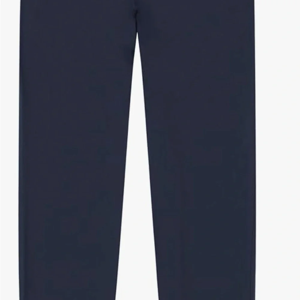 Nautica Boys' School Uniform Warp Knit Pants, Flat Front & Zipper Closure